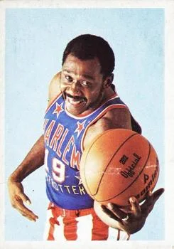 1971 Fleer Harlem Globetrotters Mel Davis #35 card image