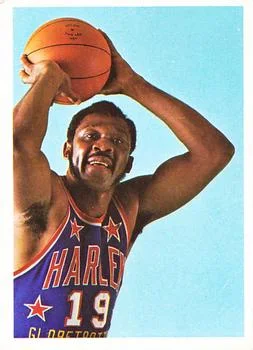 1971 Fleer Harlem Globetrotters Mel Davis #36 card image