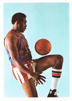 1971 Fleer Harlem Globetrotters Mel Davis #38 card image