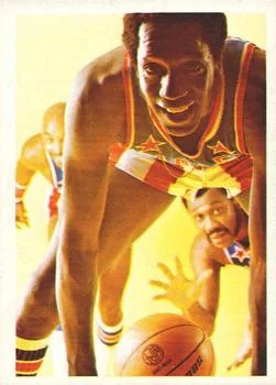 1971 Fleer Harlem Globetrotters Mel Davis (b. 1937) #19 card image