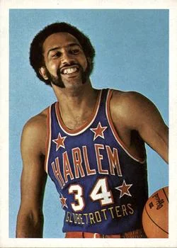 1971 Fleer Harlem Globetrotters Theodis Ray Lee #54 card image