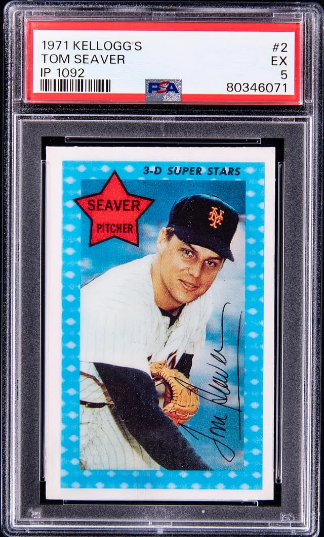 1971 Kellogg's, Innings Pitched 1092 Tom Seaver #2 card image
