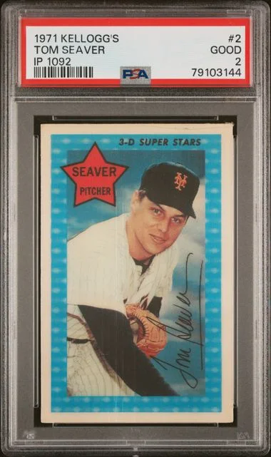 1971 Kellogg's Ip 1092 Tom Seaver #2 card image
