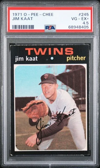 1971 O-Pee-Chee Jim Kaat #245 card image