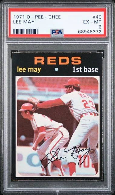 1971 O-Pee-Chee Lee May #40 card image
