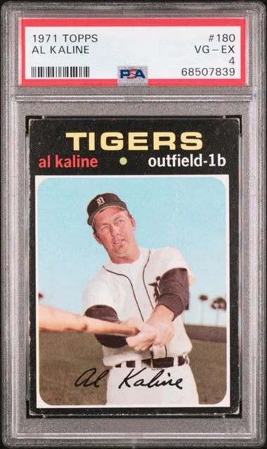 1971 Topps Al Kaline #180 card image