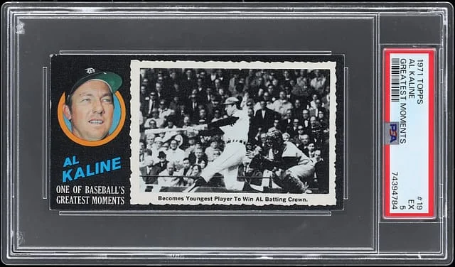 1971 Topps Al Kaline Greatest Moments #19 card image