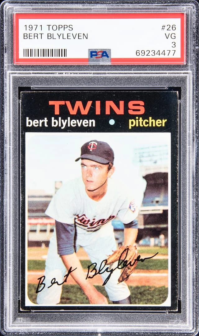 1971 Topps Bert Blyeven #26 card image