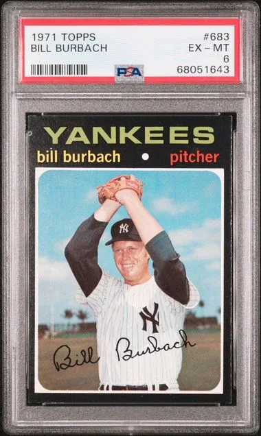 1971 Topps Bill Burbach #683 card image
