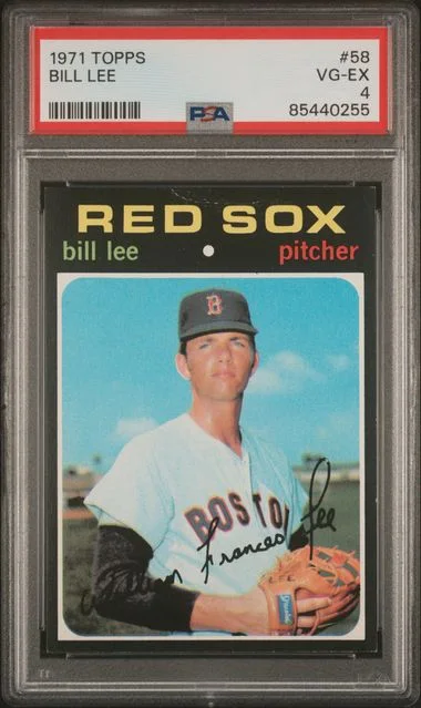 1971 Topps Bill Lee #58 card image
