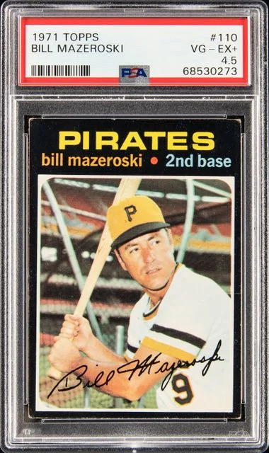 1971 Topps Bill Mazeroski #110 card image