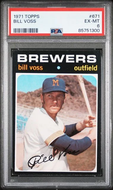 1971 Topps Bill Voss #671 card image