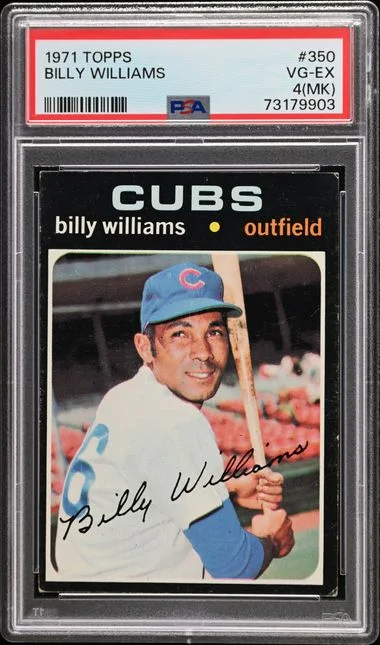 1971 Topps Billy Williams #350 card image