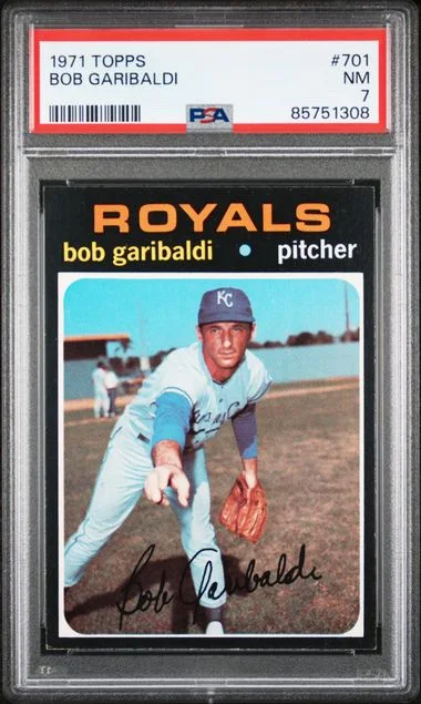 1971 Topps Bob Garibaldi #701 card image