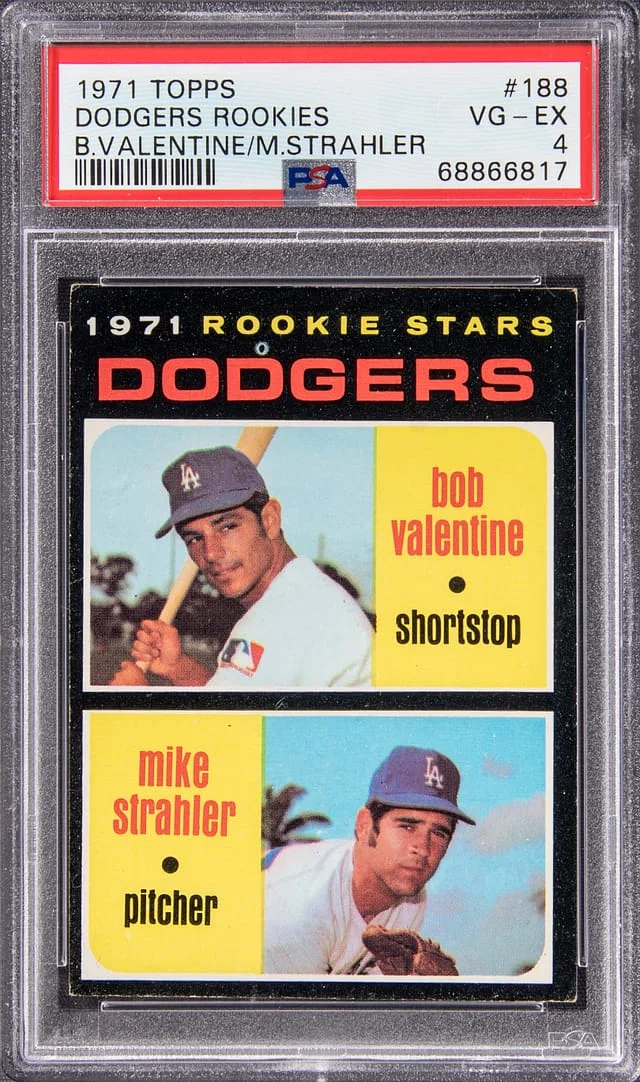 1971 Topps Bobby Valentine #188 card image