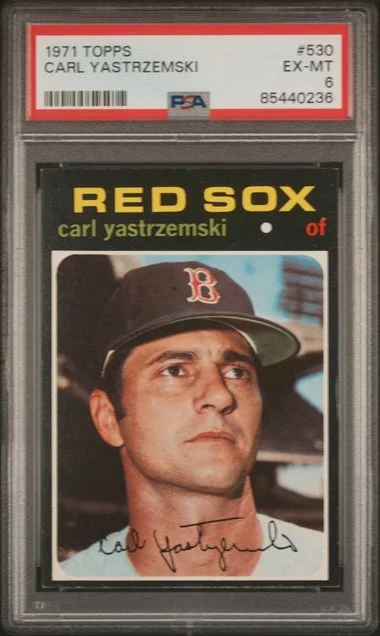 1971 Topps Carl Yastrzemski #530 card image