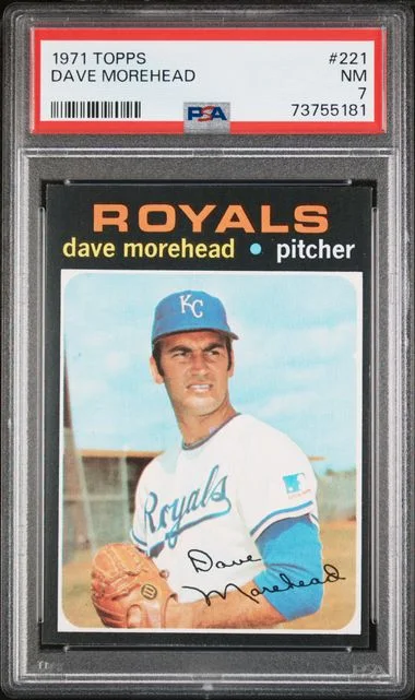 1971 Topps Dave Morehead #221 card image