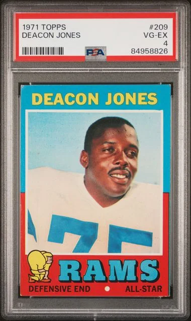 1971 Topps Deacon Jones #209 card image