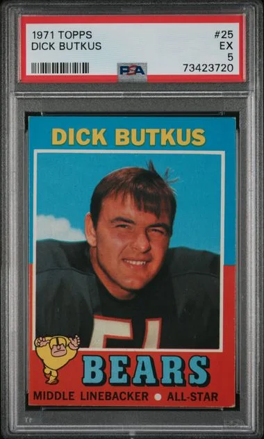 1971 Topps Dick Butkus #25 card image