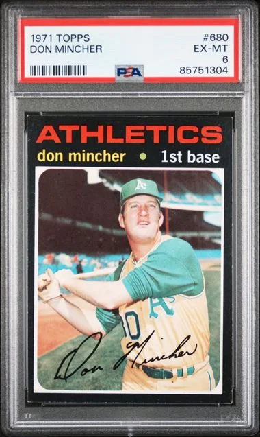 1971 Topps Don Mincher #680 card image