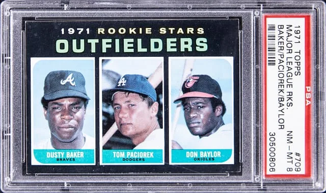 1971 Topps Dusty Baker #709 card image