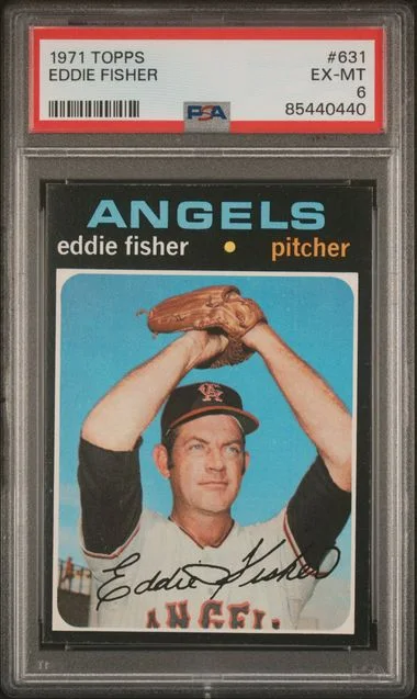 1971 Topps Eddie Fisher #631 card image