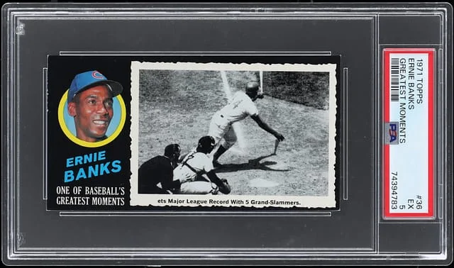 1971 Topps Ernie Banks Greatest Moments #36 card image