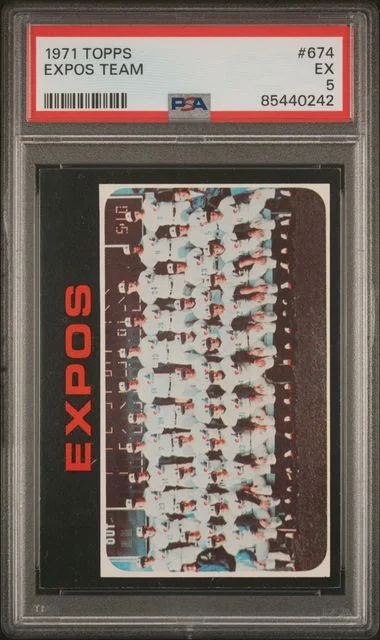 1971 Topps Expos Team #674 card image