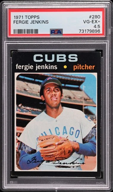 1971 Topps Fergie Jenkins #280 card image