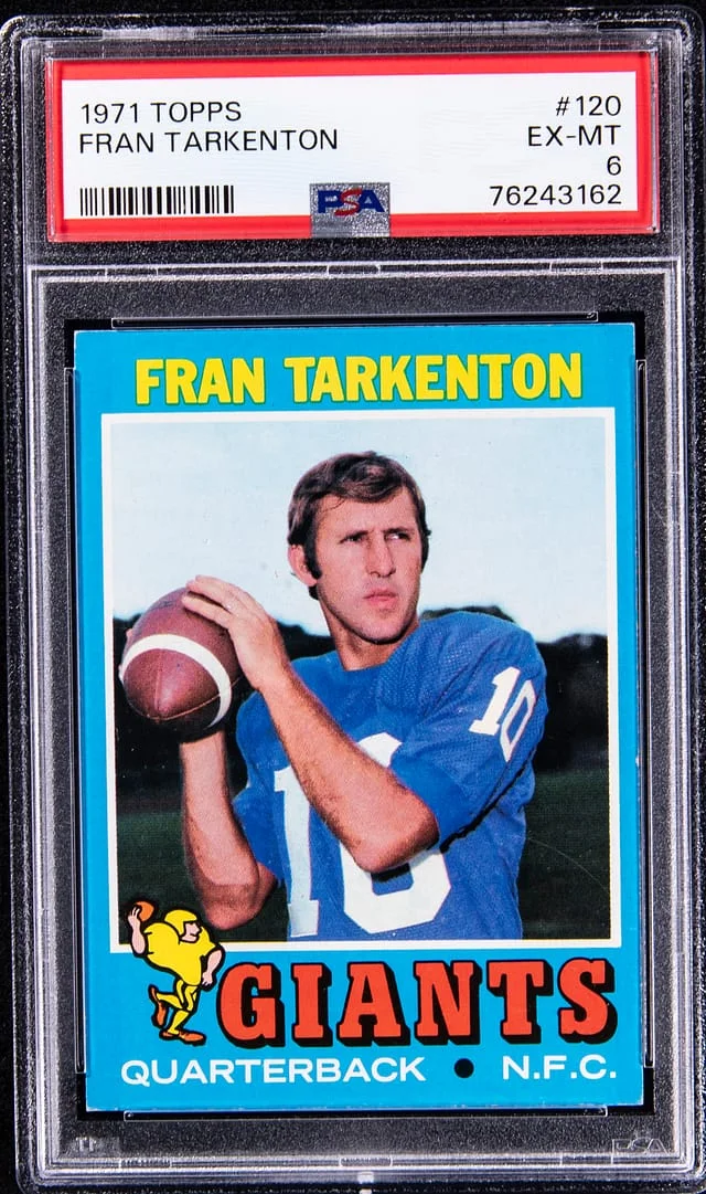 1971 Topps Fran Tarkenton #120 card image
