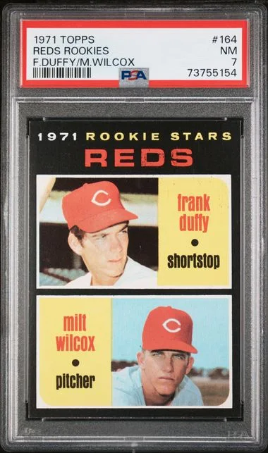 1971 Topps Frank Duffy/Milt Wilcox #164 card image