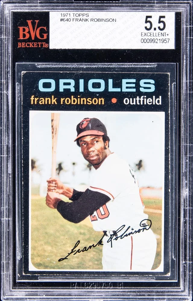 1971 Topps Frank Robinson #640 card image