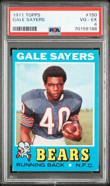 1971 Topps Gale Sayers #150 card image