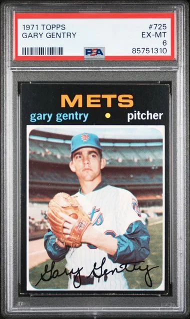 1971 Topps Gary Gentry #725 card image