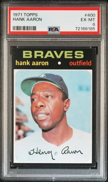 1971 Topps Hank Aaron #400 card image