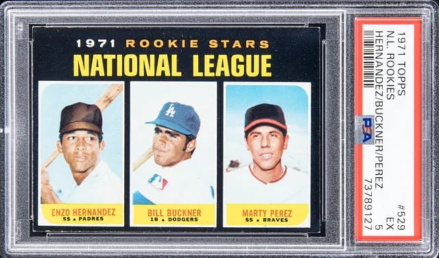 1971 Topps Hernandez/Buckner/Perez N.L. Rookies #529 card image