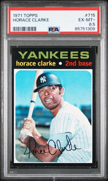 1971 Topps Horace Clarke #715 card image