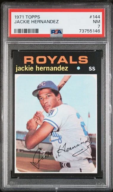 1971 Topps Jackie Hernandez #144 card image