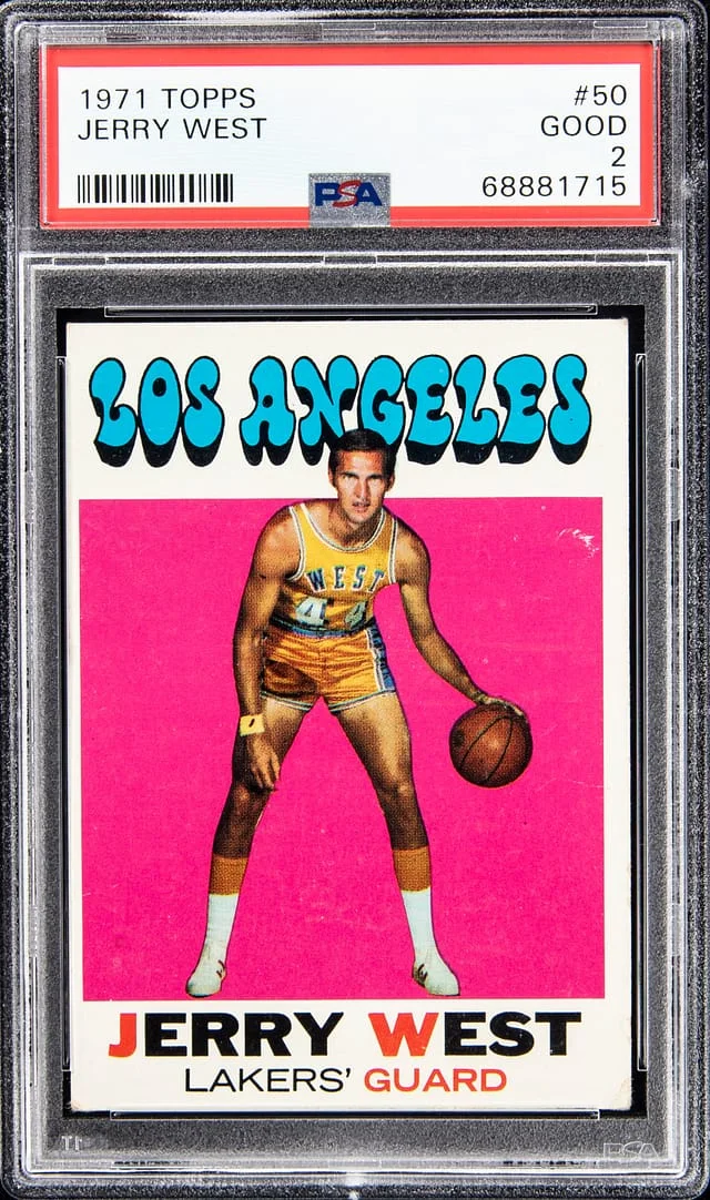 1971 Topps Jerry West #50 card image