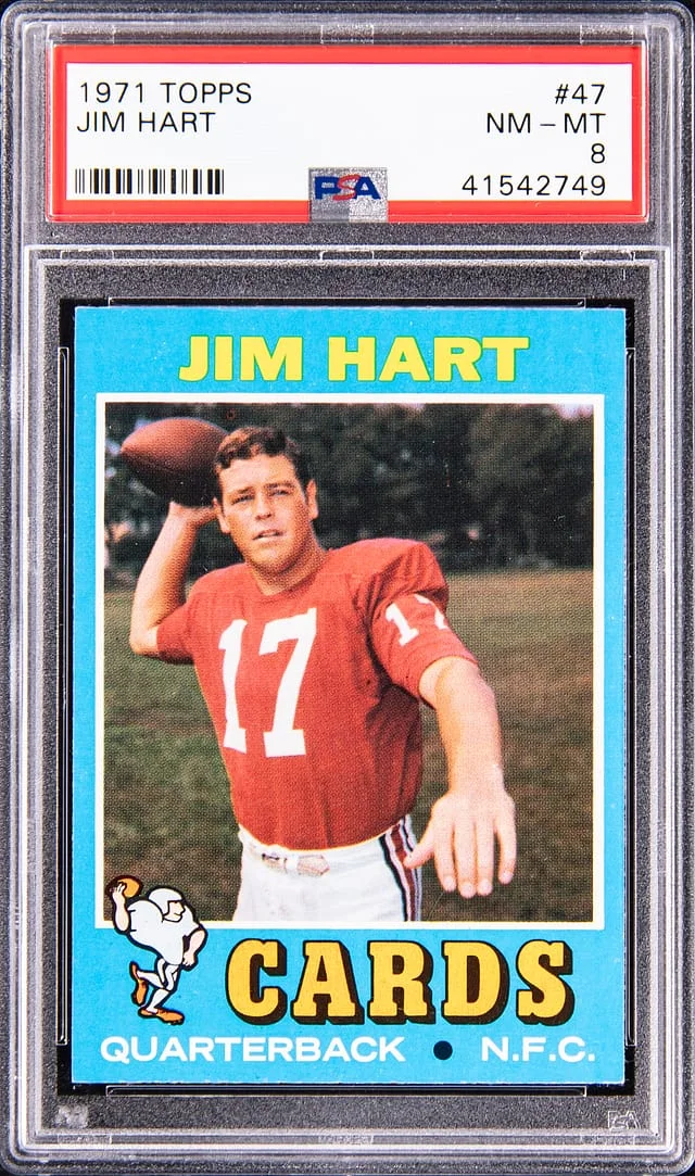 1971 Topps Jim Hart #47 card image