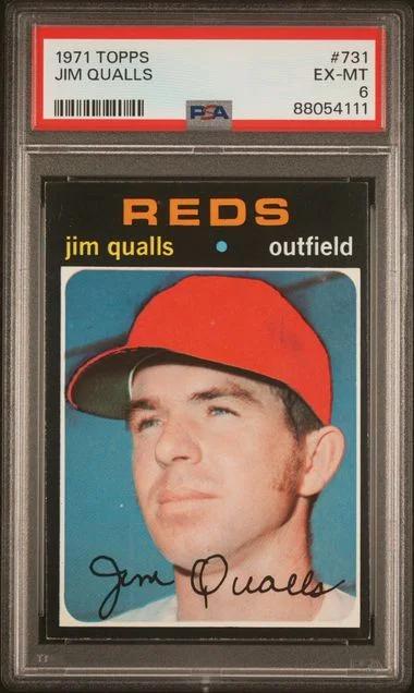 1971 Topps Jim Qualls #731 card image