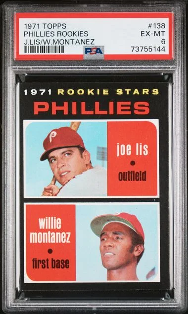 1971 Topps Joe Lis/Willie Montanez #138 card image