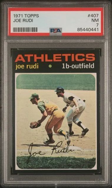 1971 Topps Joe Rudi #407 card image