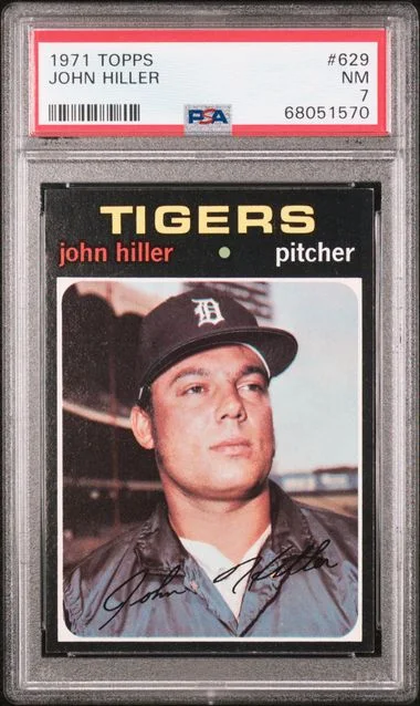 1971 Topps John Hiller #629 card image