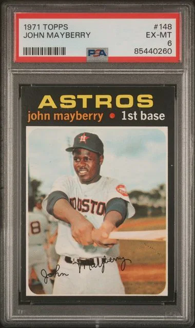 1971 Topps John Mayberry #148 card image
