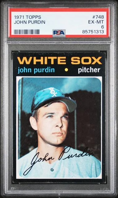 1971 Topps John Purdin #748 card image