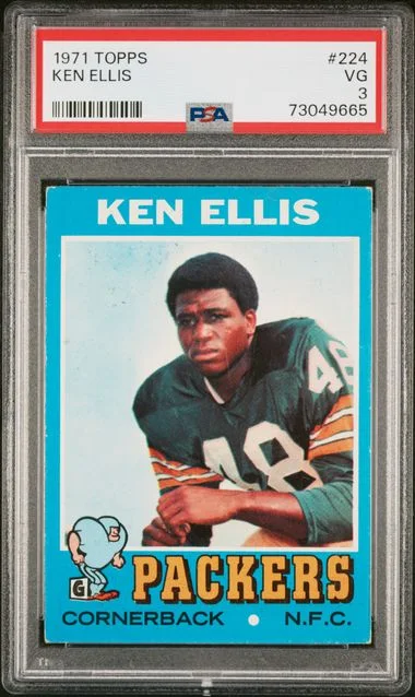 1971 Topps Ken Ellis #224 card image