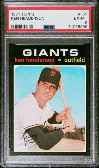1971 Topps Ken Henderson #155 card image