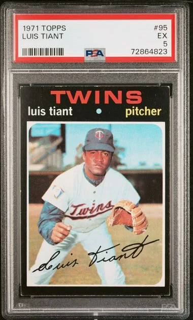 1971 Topps Luis Tiant #95 card image