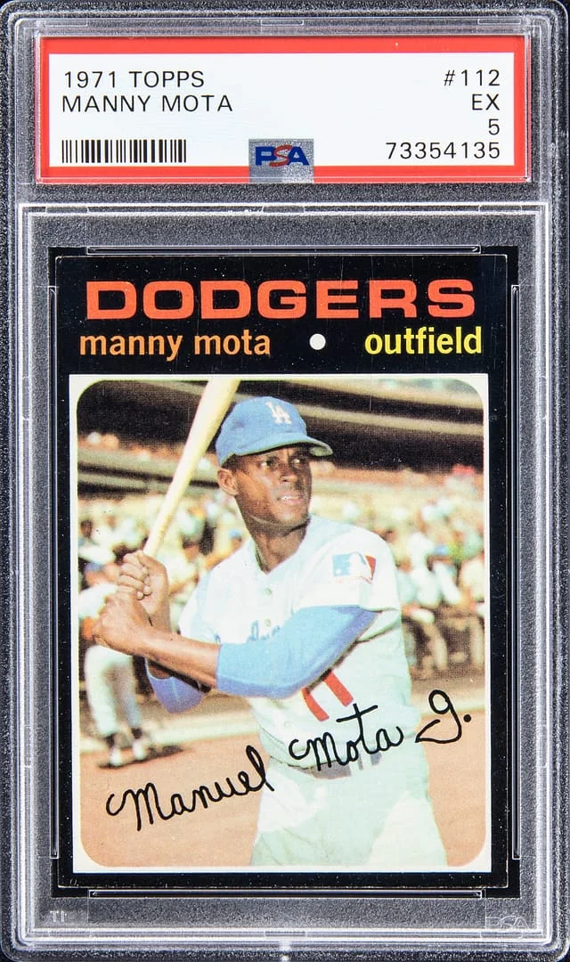 1971 Topps Manny Mota #112 card image
